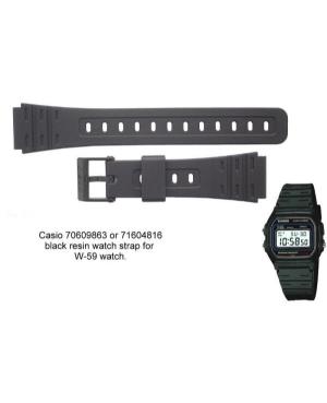 Watch Strap CASIO 71604816 Black 18 mm Černá 22 mm image 3