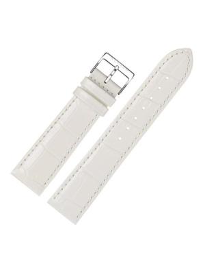 Watch Strap STAILER 1130-2201, White 22 mm