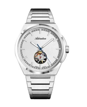 Mężczyźni Classic Analog Szwajcar automatyczny Zegarek ADRIATICA Srebrna Wybierz 41mm A8348.5113A
