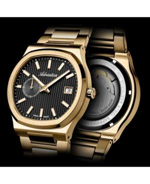Men Classic Analog Swiss Automatic Watch ADRIATICA Schwarz Dial 40mm A8349.1114A image 5
