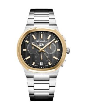 Men Classic Analog Swiss Watch Chronograph ADRIATICA Černá Dial A8349.2116CH