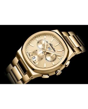 Men Classic Analog Swiss Watch Chronograph ADRIATICA Gold color Dial A8349.1111CH image 3