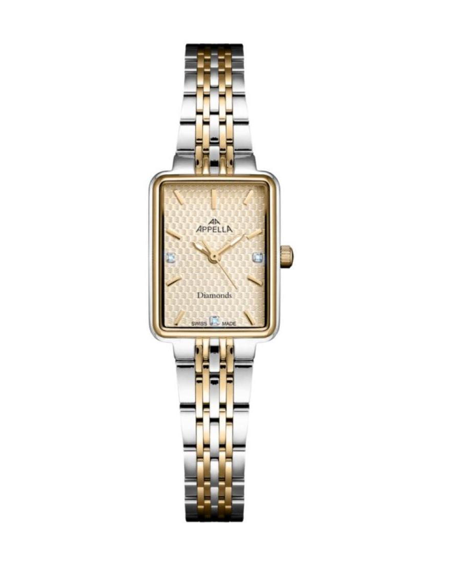 Kobiety Classic Analog Szwajcar kwarcowy Zegarek APPELLA Złoty kolor Wybierz L50026.2111DQ