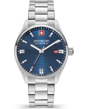 Vyriškas Swiss Kvarcinis Rodyklinis Watch SWISS MILITARY HANOWA SMWGH2200102 Mėlyna Dial 40mm