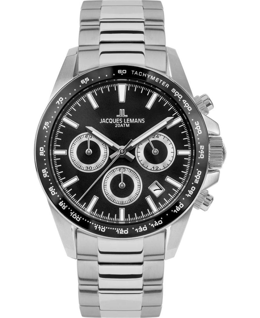 Men Quartz Analog Watch JACQUES LEMANS 1-1877E