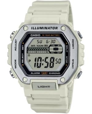 Vyriškas Sportinis Su funkcijomis Japoniškas Kvarcinis Digital Watch Timer CASIO MWD-110H-8AVEF Silver color Dial 50.6mm
