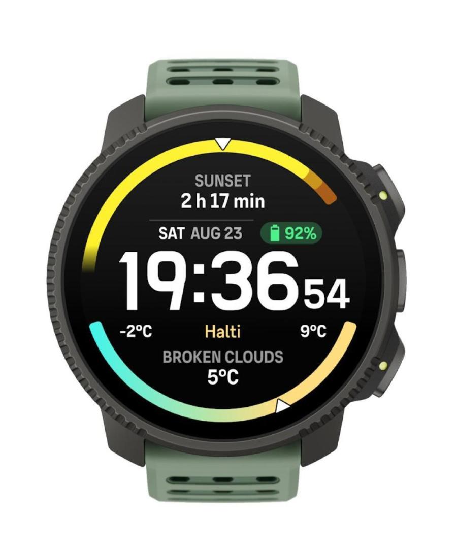 Mężczyźni Smart Zegarek Funkcjonalny sportowy cyfrowe Zegarek Timer SUUNTO SS051209000 Czarny Wybierz 49mm