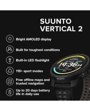 Men Smart watch Functional Sports Digital Watch Timer SUUNTO SS051209000 Schwarz Dial 49mm image 15