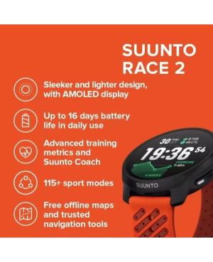 Men Sports Functional Smart watch Digital Watch Timer SUUNTO SS051241000 Schwarz Dial 49mm image 1