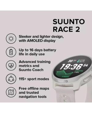 Men Smart watch Sports Functional Digital Watch Alarm SUUNTO SS051201000 Schwarz Dial 49mm image 2