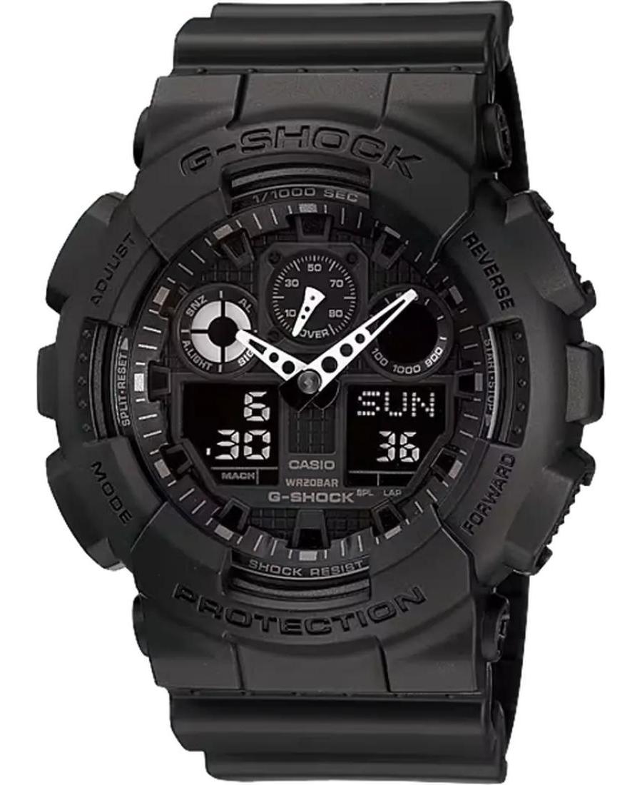 Чоловічий Спортивний Дайверський Наручний Годинник CASIO GA-100-1A1ER G-Shock