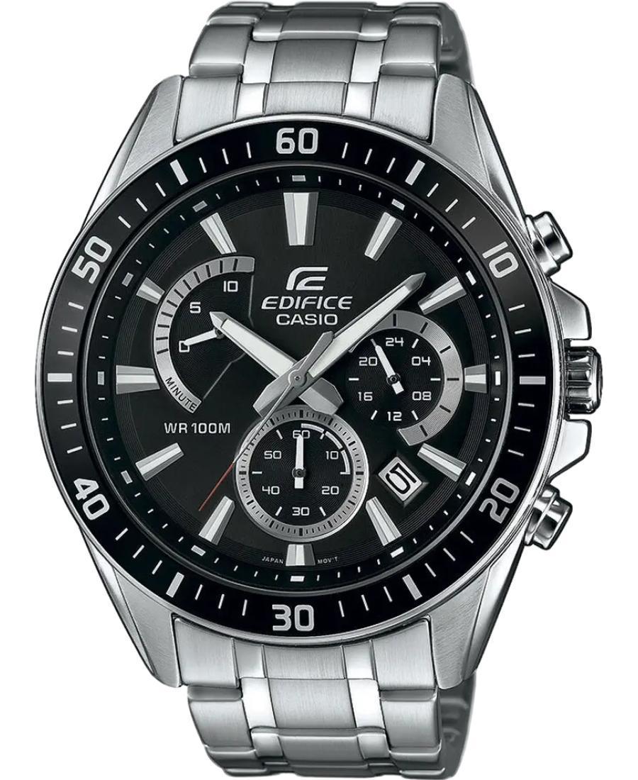Men Classic Japan Quartz Watch CASIO EFR-552D-1AVUEF Black Dial