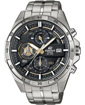 Men Klassisch Japan Quartz Analog Watch Chronograph CASIO EFR-556D-1AVUEF Schwarz Dial 47mm