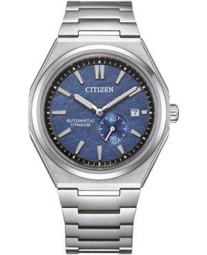 Vyriškas Klasikinis Japoniškas Kvarcinis - elektroninis, Solar Rodyklinis Watch CITIZEN NJ0180-80L Mėlyna Dial 40.5mm image 1