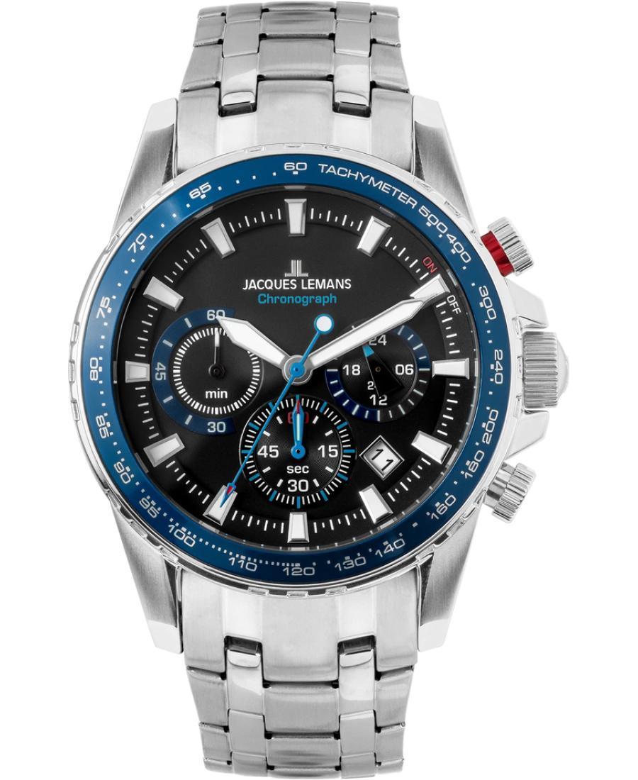 Чоловічий Фешн Класичний Наручний Годинник JACQUES LEMANS 1-2099E