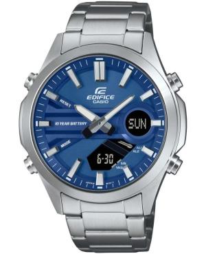 Men Classic Functional Japan Quartz Digital Watch CASIO EFV-C120D-2AEF Blue Dial 45mm