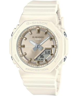 Vyriškas Sportinis Su funkcijomis Diver Japoniškas Kvarcinis Rodyklinis Watch Alarm CASIO GMA-P2100ST-7AER G-Shock Smėlio spalvo