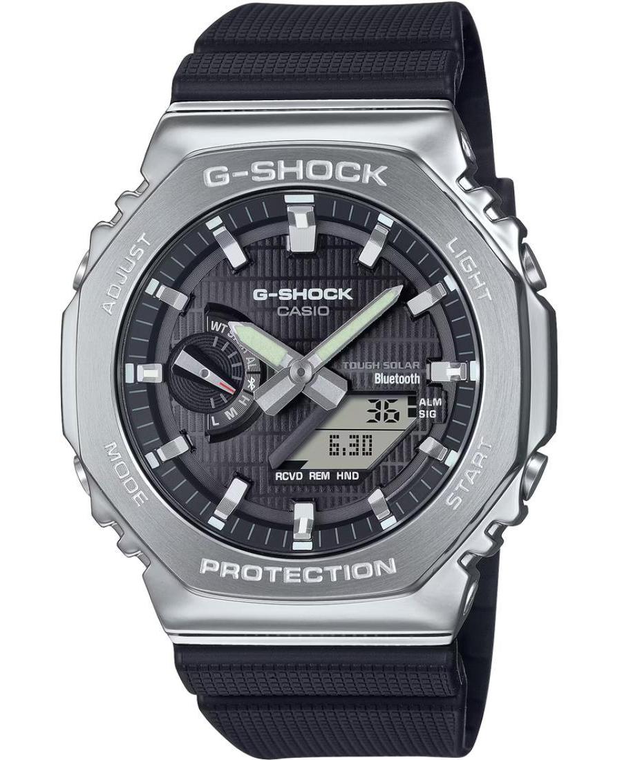 Men Sports Functional Diver Japan Eco-Drive Digital Watch Timer CASIO GBM-2100-1AER G-Shock Schwarz Dial
