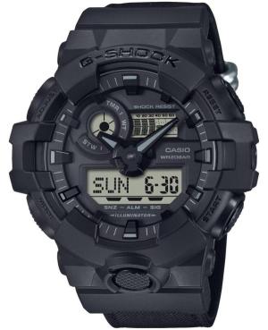 Mężczyźni sportowy Funkcjonalny Diver Japonia kwarcowy cyfrowe Zegarek Timer CASIO GA-700BCE-1AER G-Shock Czarny Wybierz 50mm