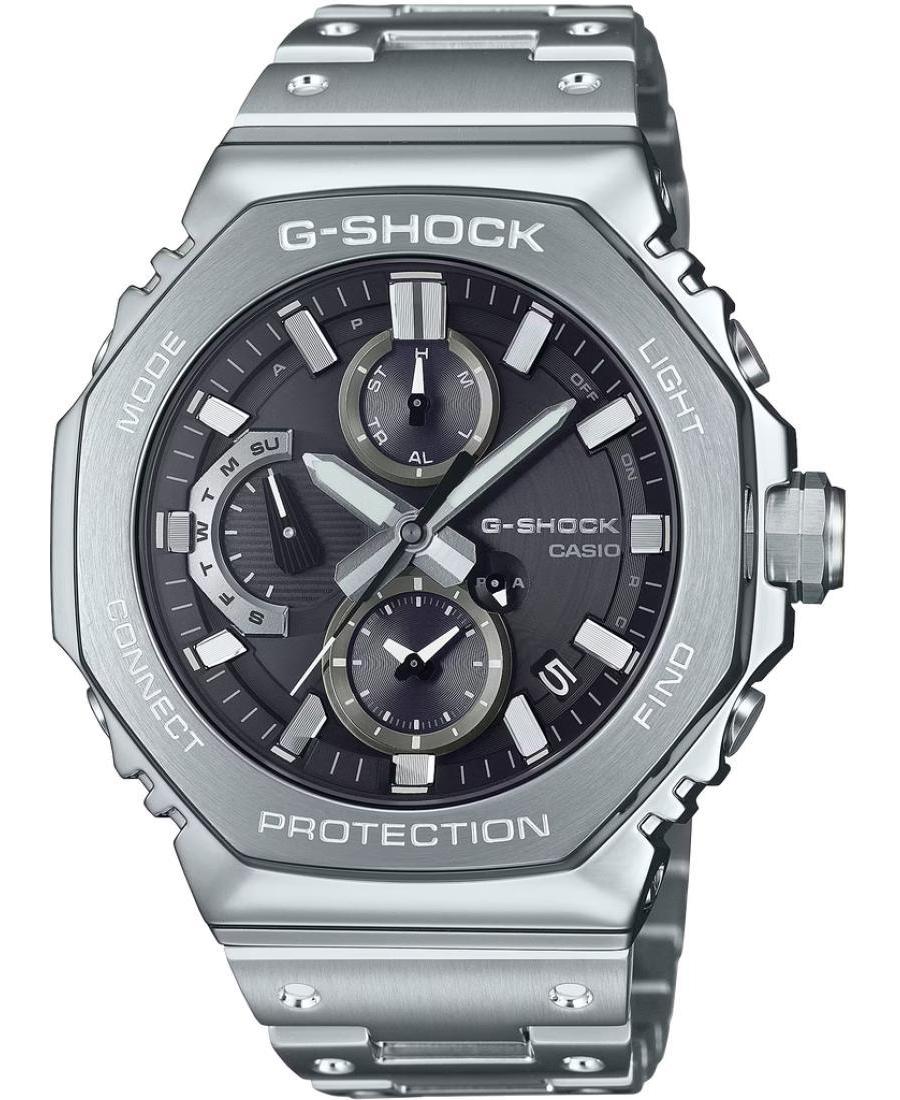 Men Functional Sports Diver Luxury Japan Eco-Drive Analog Watch Timer CASIO GMC-B2100D-1AER G-Shock Black Dial 46mm