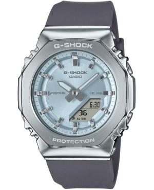 Women Sports Functional Diver Japan Quartz Digital Watch Timer CASIO GM-S2110-2AER G-Shock Blue Dial 40.5mm