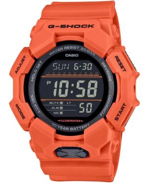Men Sports Functional Diver Japan Quartz Digital Watch Timer CASIO GD-010-4ER G-Shock Silver color Dial 52mm