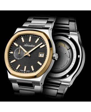 Vyriškas Classic Analog Swiss Kvarcinis - elektroninis, Solar Watch ADRIATICA Juodas Dial 40mm A8349.2116A image 5