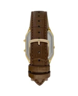 Vyriškas Modernus (fashion) Japoniškas Kvarcinis Digital Watch Alarm CASIO AQ-230EGL-9AEF Gold color Dial 28mm image 5