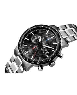 Men Classic Analog Luxury Swiss Watch ADRIATICA Černá Dial 45mm A8383.4114ACH image 2