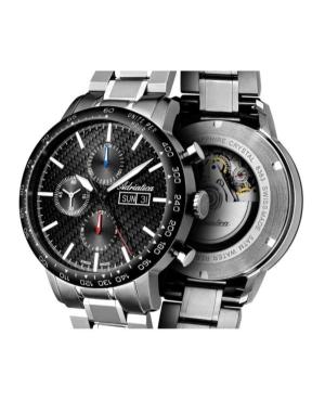 Men Classic Analog Luxury Swiss Watch ADRIATICA Černá Dial 45mm A8383.4114ACH image 4