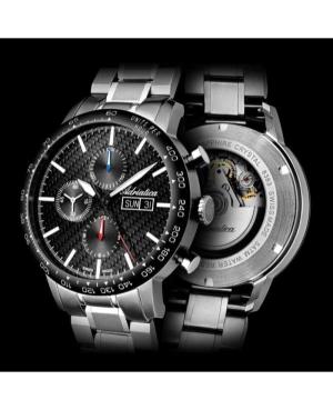 Men Classic Analog Luxury Swiss Watch ADRIATICA Černá Dial 45mm A8383.4114ACH image 9