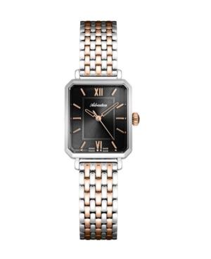 Women Classic Analog Swiss Quartz Watch ADRIATICA Schwarz Dial A3838.R166Q