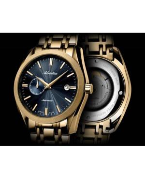 Men Classic Analog Swiss Automatic Watch ADRIATICA Modrá Dial 45mm A8202.1115SA image 8