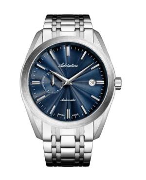 Vyriškas Classic Analog Swiss Kvarcinis - elektroninis, Solar Watch ADRIATICA Mėlyna Dial 7mm A8202.5115SA