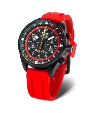 Vyriškas Sportinis Diver Kvarcinis Rodyklinis Watch Chronograph VOSTOK EUROPE 6S21-326C794SLRE Juodas Dial 46mm
