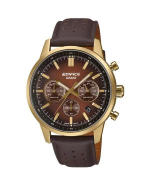 Mężczyźni klasyczny Japonia kwarcowy analogowe Zegarek Chronograf CASIO EFR-575CL-5AEF Brązowy Wybierz 40.5mm
