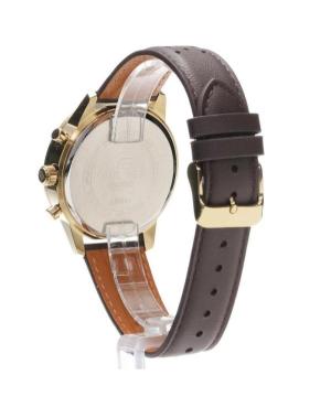 Men Classic Japan Quartz Analog Watch Chronograph CASIO EFR-575CL-5AEF Brown Dial 40.5mm image 3