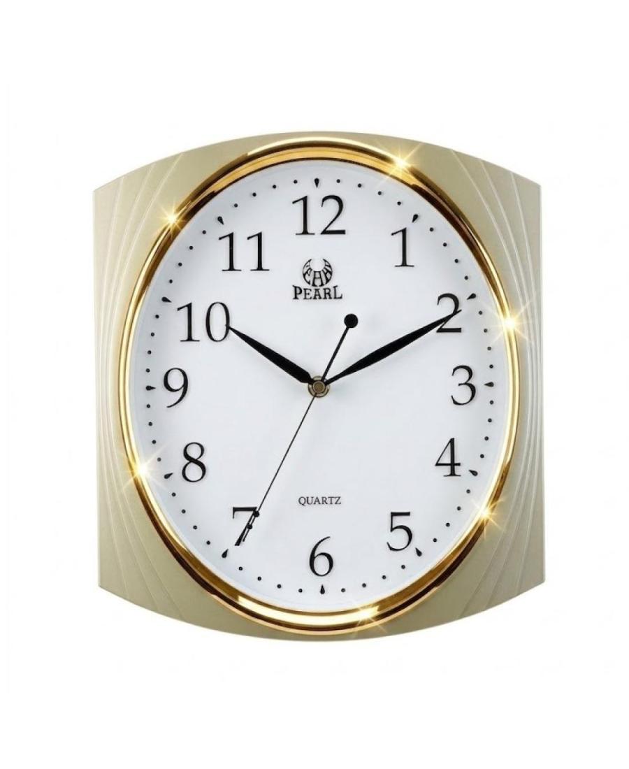 ADLER ADL-PW098 Gold Quartz Wall Clock Plastic Silver color