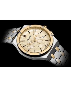 Mężczyźni Classic Analog Szwajcar kwarcowy Zegarek Chronograf ADRIATICA Złoty kolor Wybierz 42mm A8337.2111CH image 4