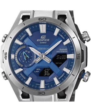 Mężczyźni Funkcjonalny klasyczny Japonia kwarcowy analogowe Zegarek Budzik CASIO ECB-2300D-2AEF Niebieska Wybierz 45.9mm image 3