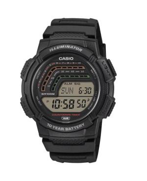Men Sports Functional Japan Quartz Digital Watch Timer CASIO WS-1800-1AVEF Silver color Dial 45mm