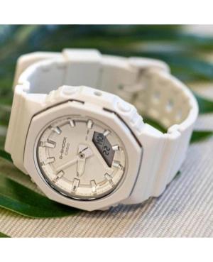 Women Sports Functional Diver Japan Quartz Digital Watch Timer CASIO GMA-P2110-7AER G-Shock White Dial 40.5mm image 3