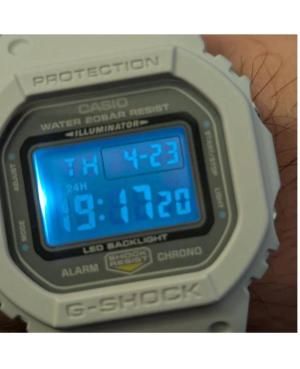 Men Sports Functional Diver Japan Quartz Digital Watch Alarm CASIO DW-5600MNC-7A8ER G-Shock Silver color Dial 42mm image 3