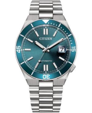 Men Klassisch Japan Automatic Analog Watch CITIZEN NJ0231-56L Blau Dial 40mm