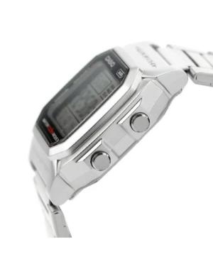 Men Sports Functional Japan Quartz Digital Watch Alarm CASIO W-800HD-1AVEF Silver color Dial 37mm image 3