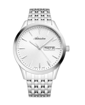 Vyriškas Classic Analog Swiss Kvarcinis Watch ADRIATICA Sidabras Dial 42mm A8327.5113Q