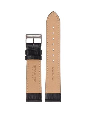 Watch Strap STAILER 1551-2031, Black 20 mm image 6