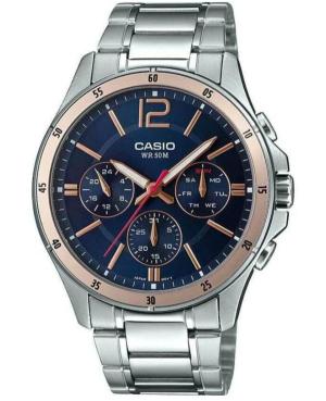 Vyriškas Japoniškas Kvarcinis Rodyklinis Watch CASIO MTP-1374D-2A2 (A)