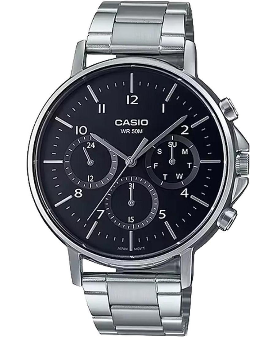 Men Fashion Japan Quartz Analog Watch CASIO MTP-E321D-1A (A)