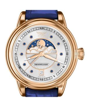 Moteriškas Klasikinis Swiss Kvarcinis Watch AVIATOR V.1.33.2.416.4 Sidabras Dial 36mm image 5